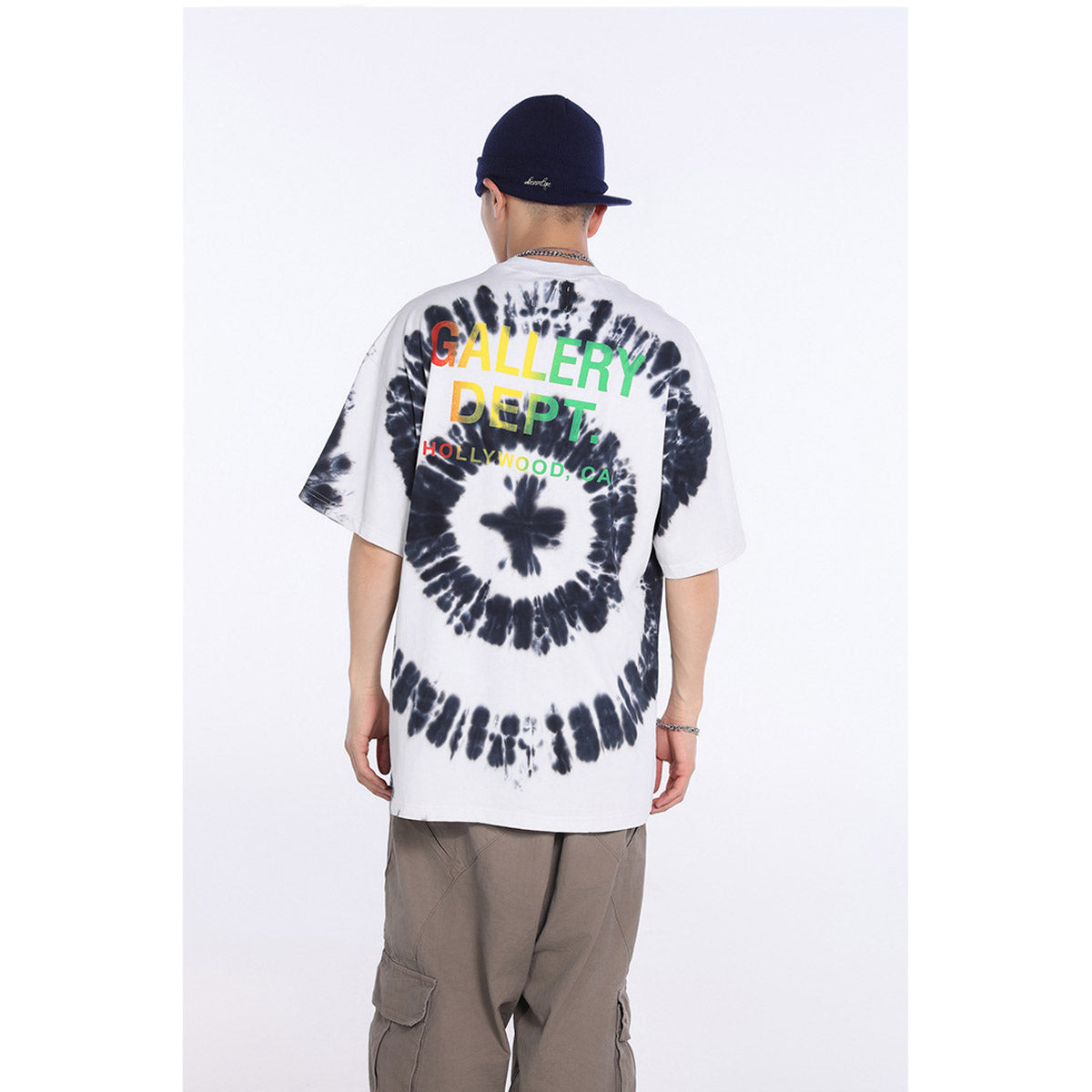 Unisex T-Shirts GALLERY DEPT Tie-Dye Loose Casual T-Shirt