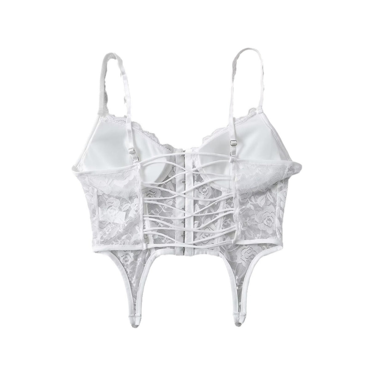 Women Tops Summer Lace Top with Narrow Straps Sexy Vest
