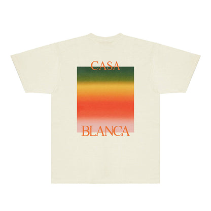 Casablanca T Shirts Fashion Print Street