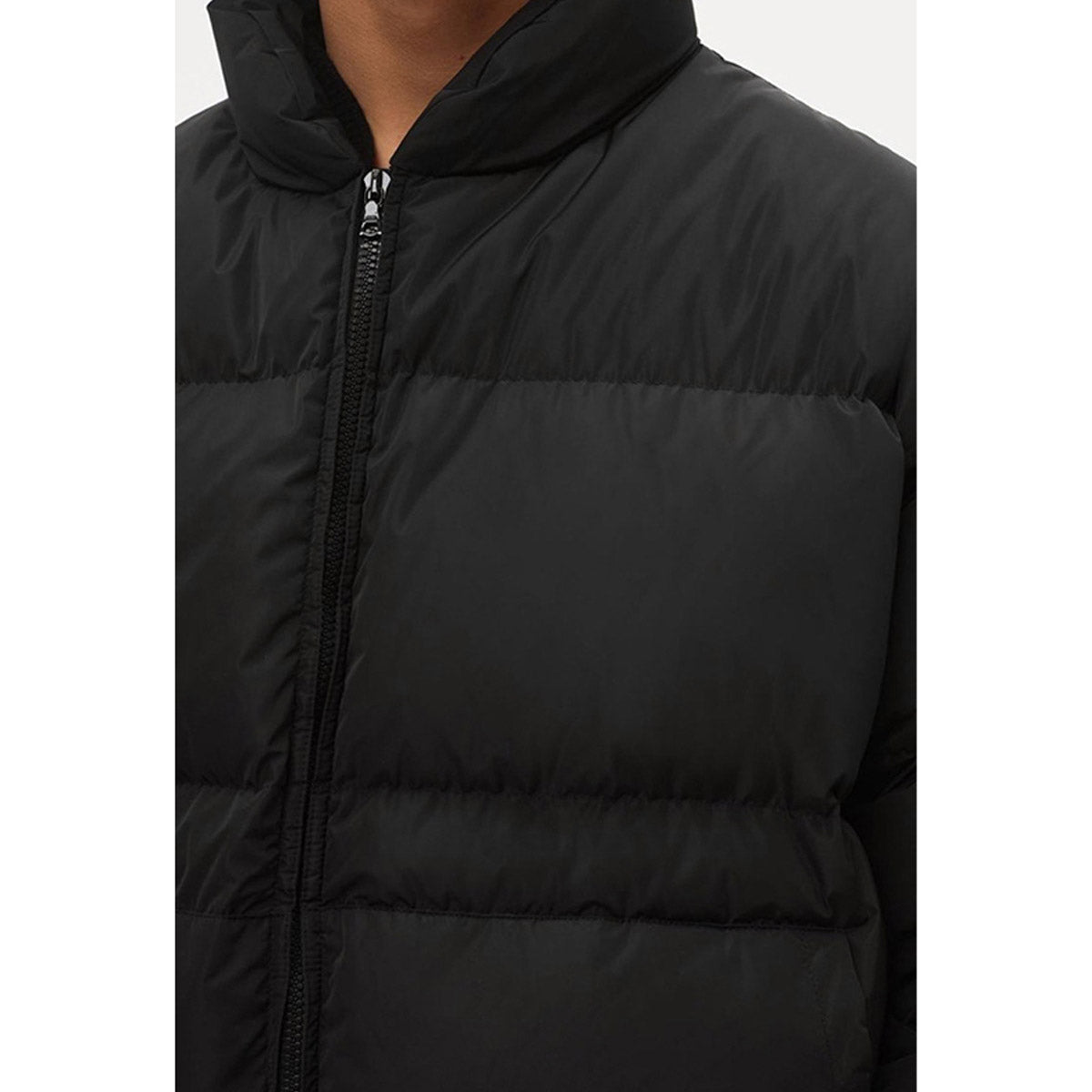 Unisex Coat FOG Loose Stand-Up Collar Filled Cotton Jacket
