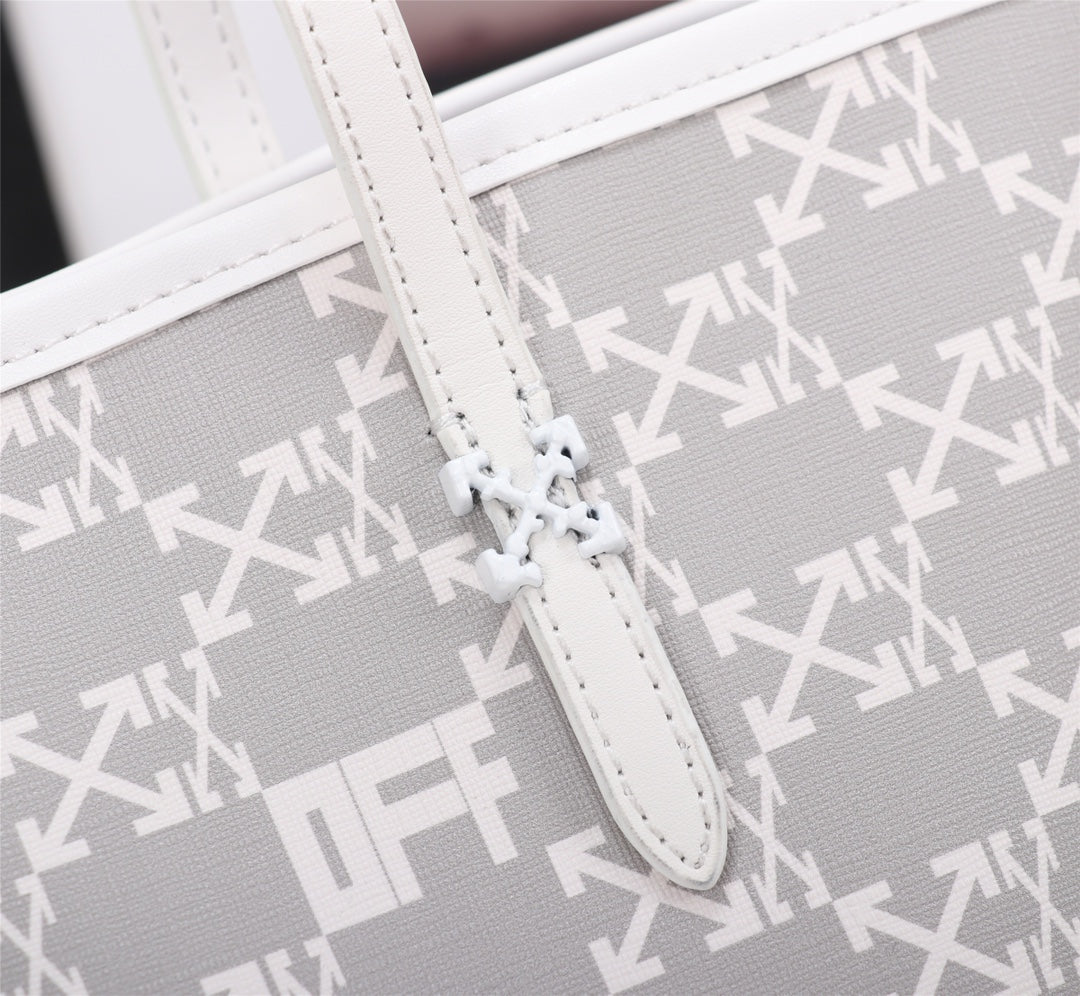 Off White Bag Casual Outdoor Convenient Tote Bag