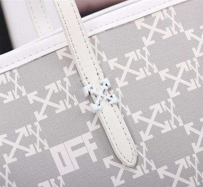 Off White Bag Casual Outdoor Convenient Tote Bag