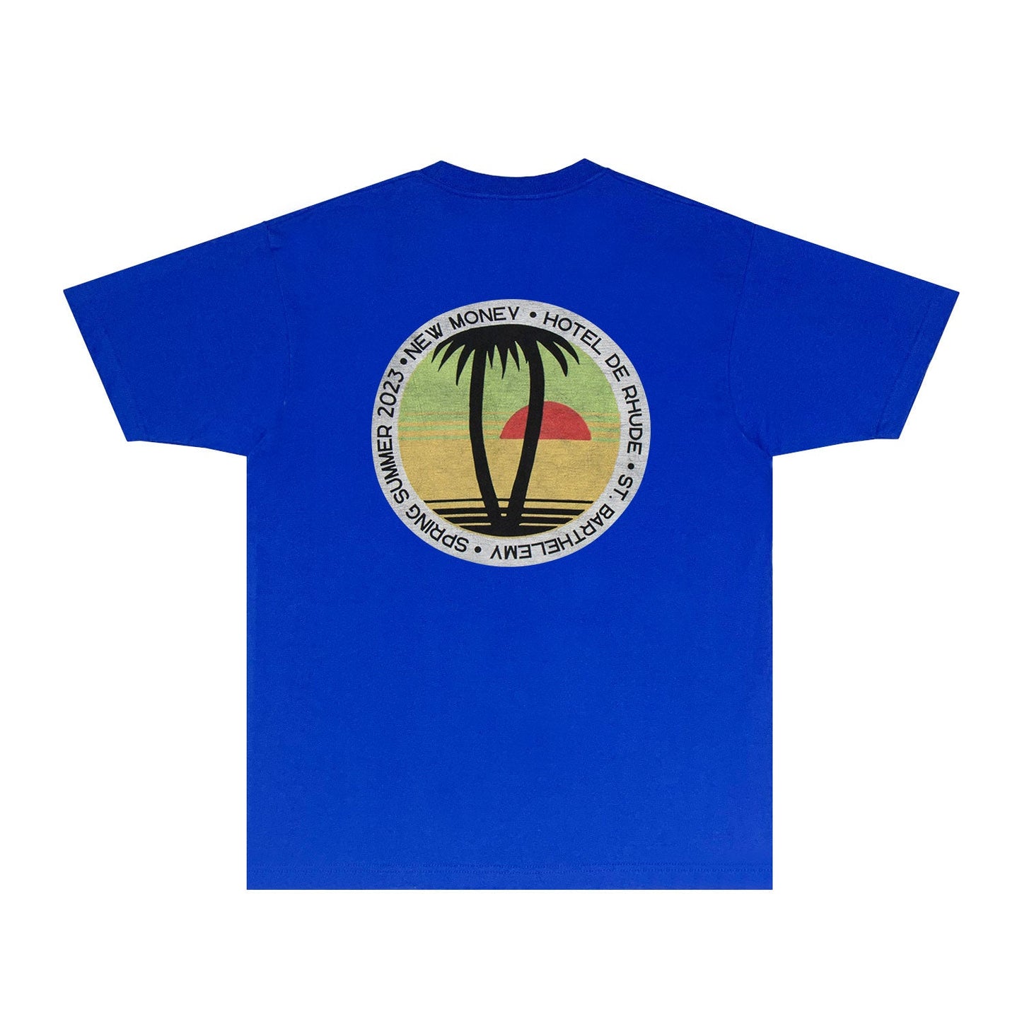 Rhude T Shirts Printed Trendy Pure Cotton