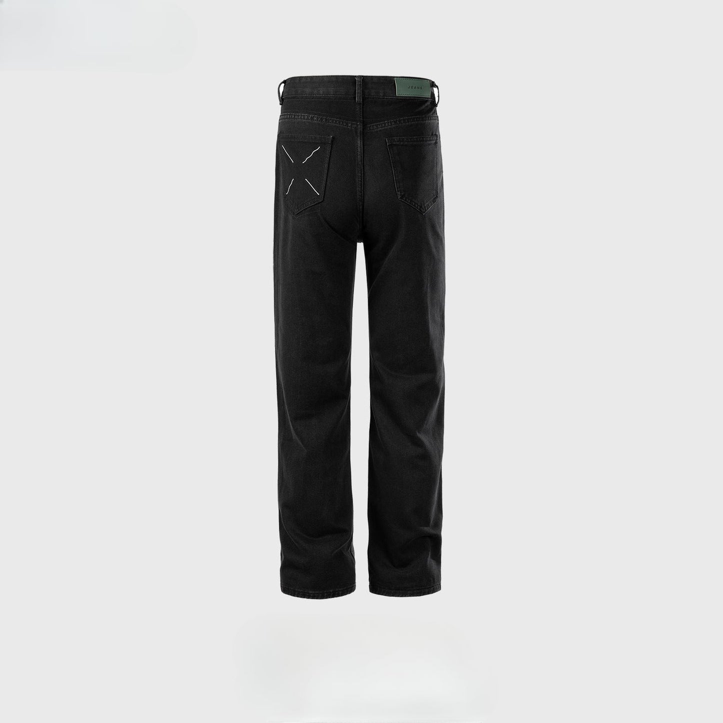 MIJKO Mens Vintage Pants MIJKO Trousers X Embroidered Pockets CleanFit Jeans
