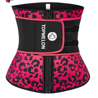 Neoprene Rubber Belly Contracting Sports Fitness Waist Support Thin Waist Belt