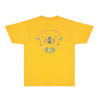 Casablanca T Shirts Fashion Print Street