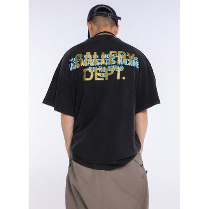 Unisex T-Shirts Vintage GALLERYDEPT Loose Fashion Tee