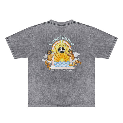 Casablanca Distressed T-Shirt
