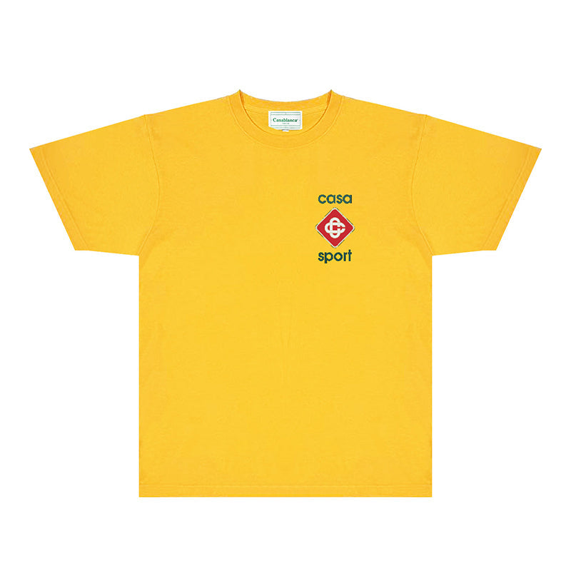 Casablanca T Shirts Fashion Print Street