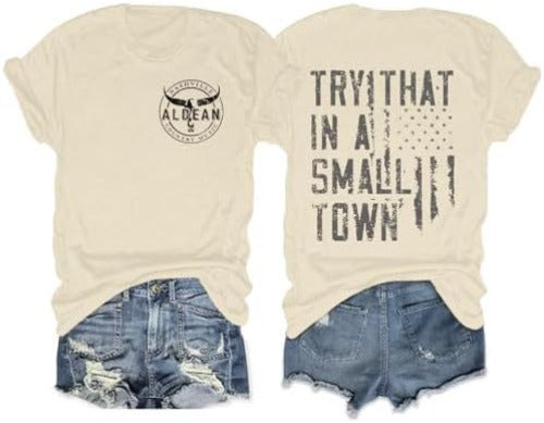 Pairxily Womens Oversized Graphic Country Concert Tees