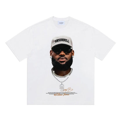 Star T-shirt James 3-ball Curry Booker Morant Oubre American