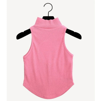 Women Vest Suspenders High Neck Sexy Vest Summer