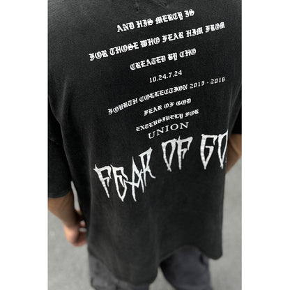 Unisex T-Shirts FOG Redemption Trial vintage Made old Loose Tee