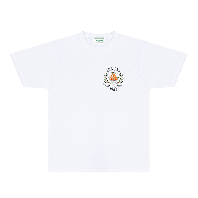 Casablanca T Shirts Fashion Print Street