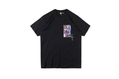 Cpfm T Shirt Portrait Printed Men's and Women's Short-Sleeved T-shirt