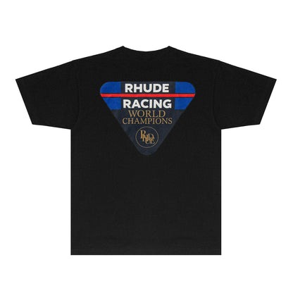 Rhude T Shirts Printed Trendy Pure Cotton