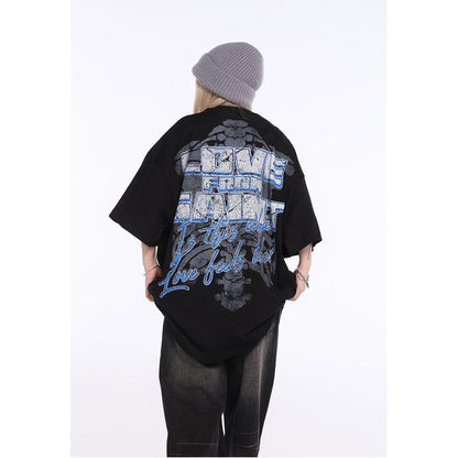 Unisex T-Shirts Saint Michael's Skeleton Print T-Shirt