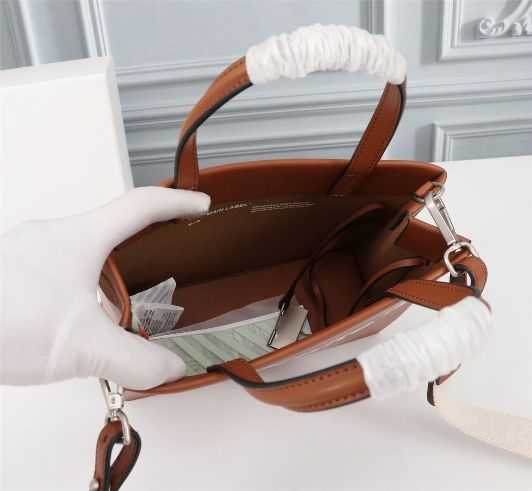 Off White Bag Casual Outdoor Convenient Tote Bag