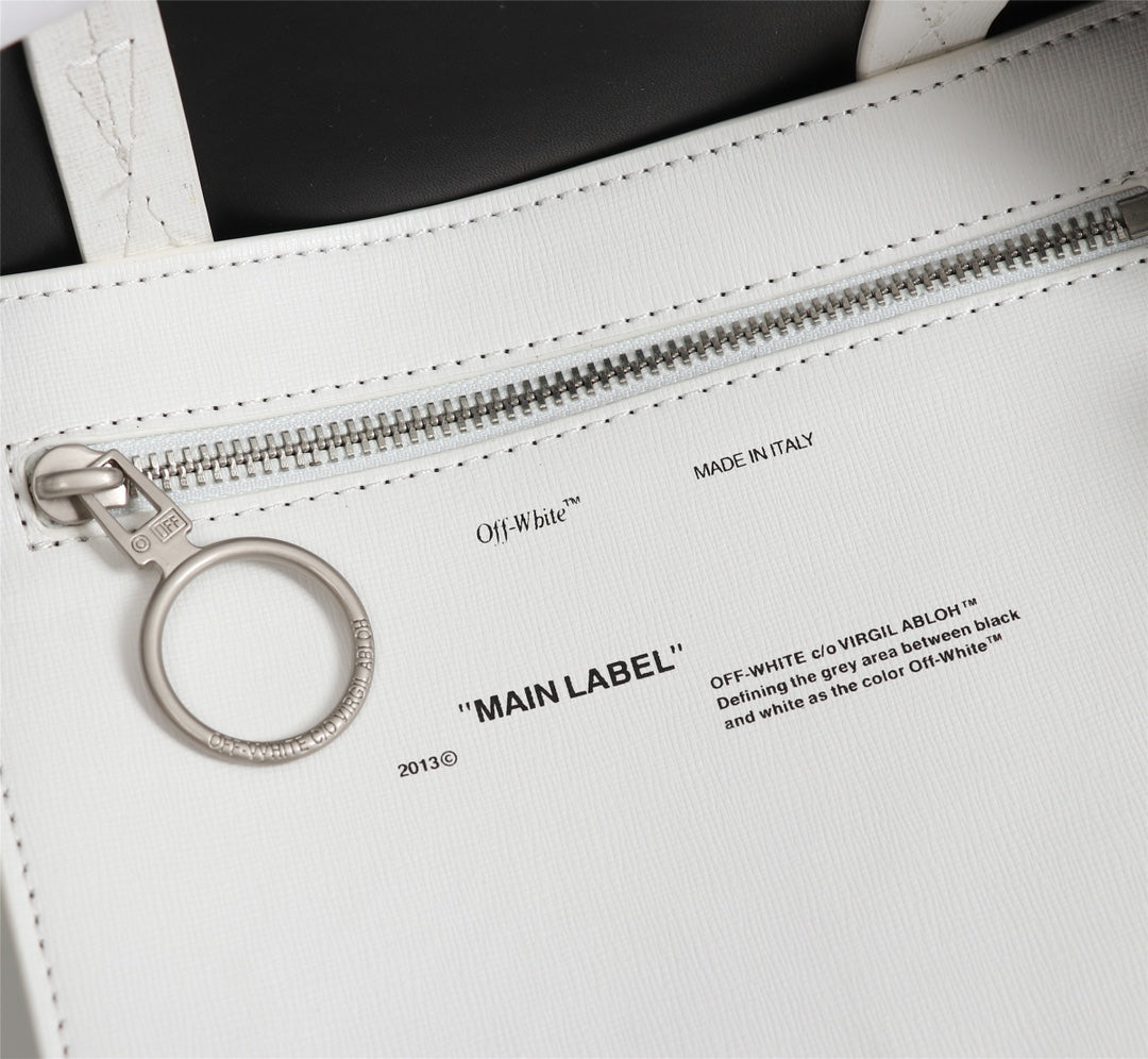 Off White Bag Casual Outdoor Convenient Tote Bag