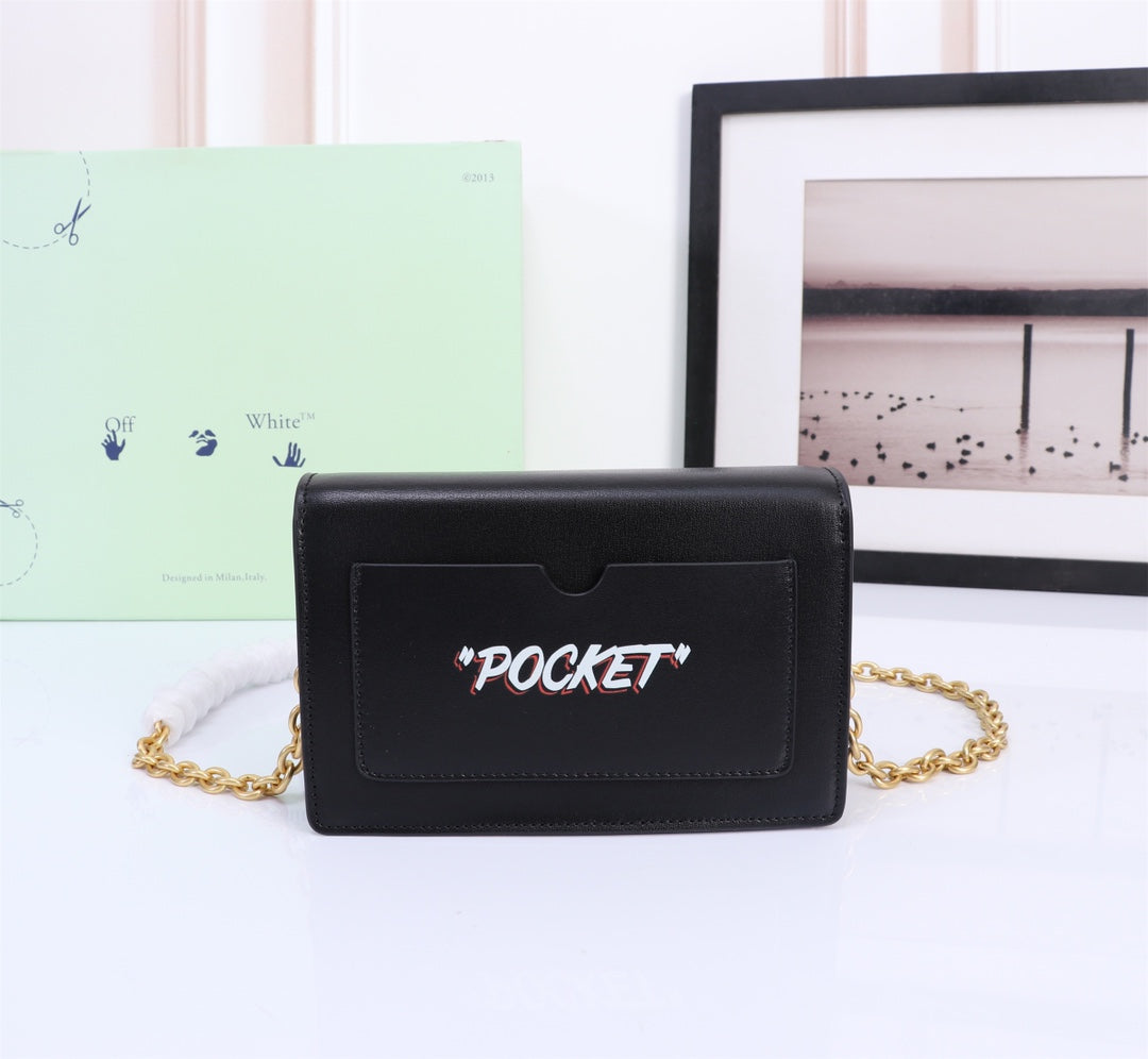 Off White Bag Casual Outdoor Convenient Tote Bag