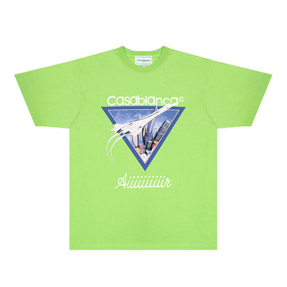 Casablanca T Shirts Fashion Print Street