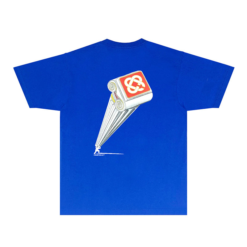 Casablanca T Shirts Fashion Print Street