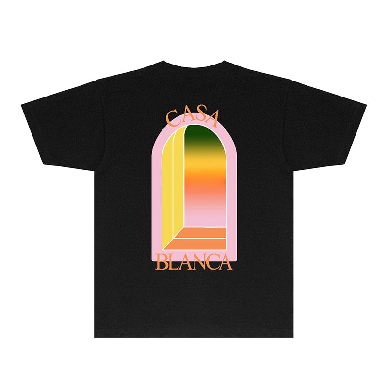 Casablanca T Shirts Fashion Print Street