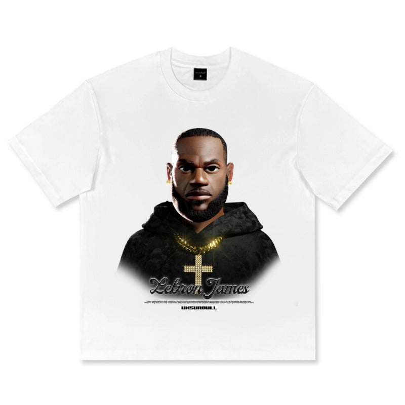 Star T-shirt James 3-ball Curry Booker Morant Oubre American