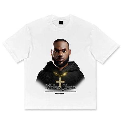 Star T-shirt James 3-ball Curry Booker Morant Oubre American