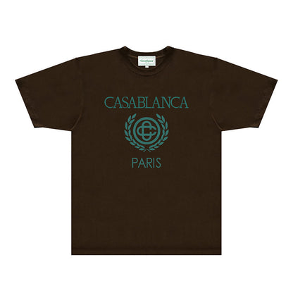Casablanca T Shirts Fashion Print Street