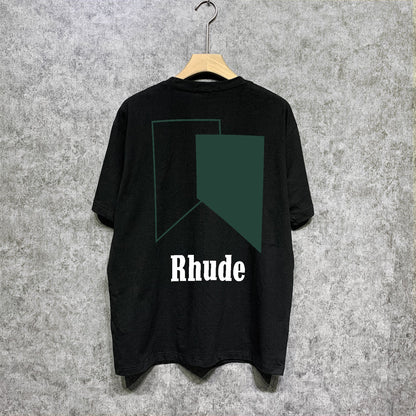 Rhude T Shirts Printed Trendy Pure Cotton