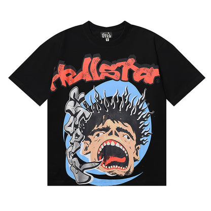 Hellstar T Shirts Retro abstract print