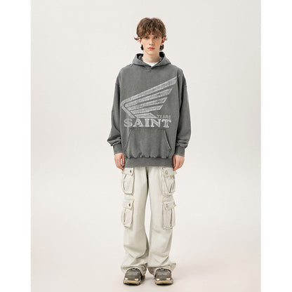 Unisex Hoodies Saint Michael Hip Hop Loose Hoodie