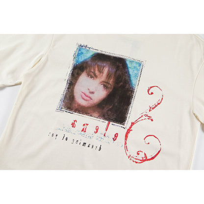 Unisex T-Shirts Star Print Loose T-Shirts