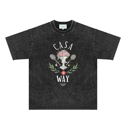 Casablanca Distressed T-Shirt