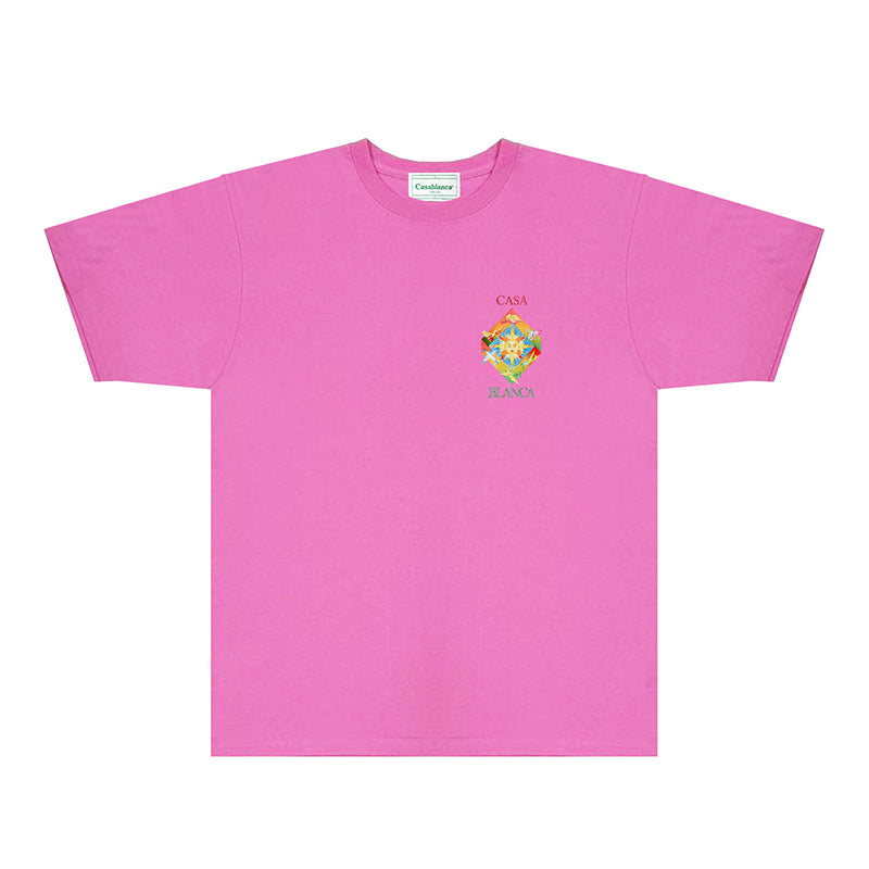 Casablanca T Shirts Fashion Print Street