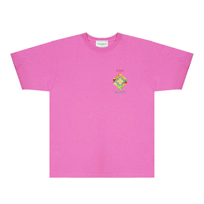 Casablanca T Shirts Fashion Print Street