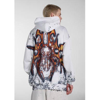 Unisex Hoodies Saint Michael Fashion Loose Hoodie