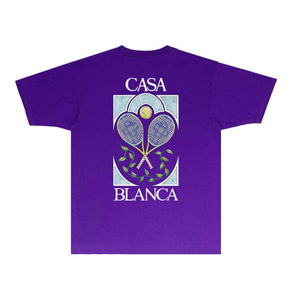Casablanca T Shirts Fashion Print Street
