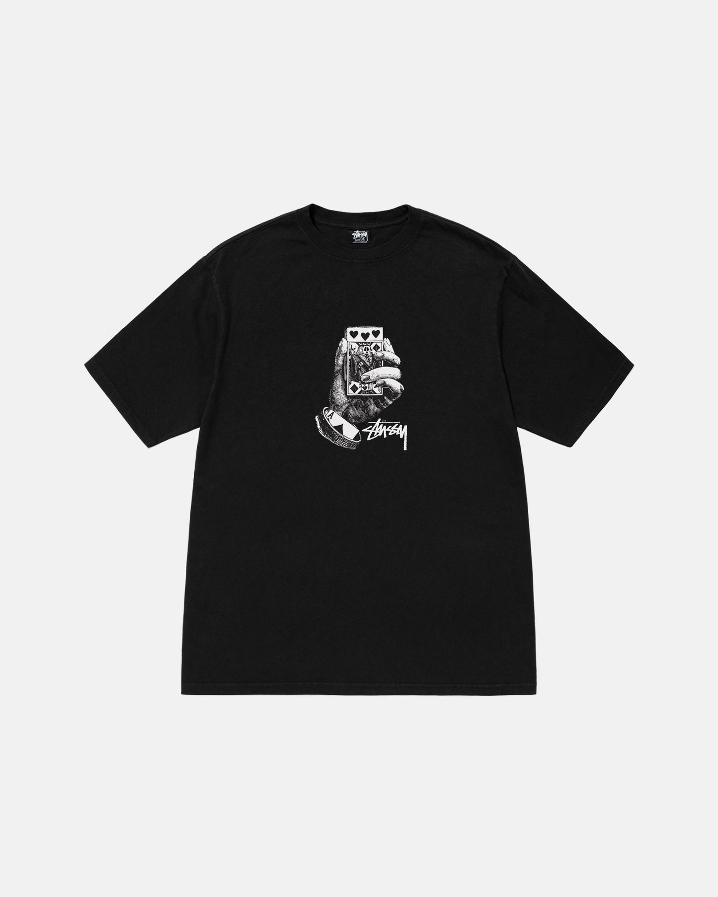 ALL BETS OFF BLACK TEE PIGMENT DYED &#8211; Black