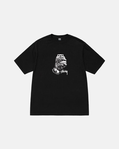 ALL BETS OFF BLACK TEE PIGMENT DYED &#8211; Black