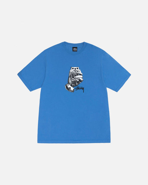 ALL BETS OFF BLUE TEE PIGMENT DYED &#8211; Blue
