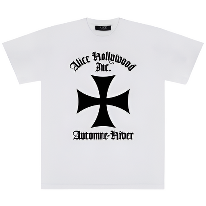 Alice Club Logo White Tee