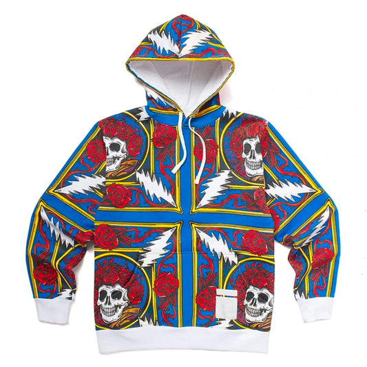 Chinatown Market Grateful Dead Border Bandana Hoodie