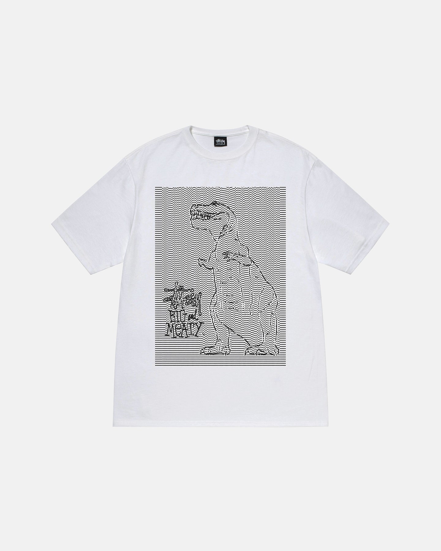 DOTS &#038; LOOPS TEE-WHITE