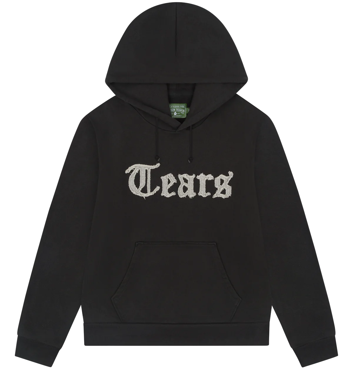 Denim Tears Tears Cut Out Charcoal Hoodie