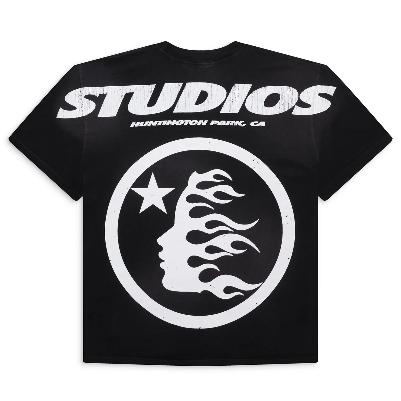 Hellstar Studios Glitter Cartoon Logo Black Tee