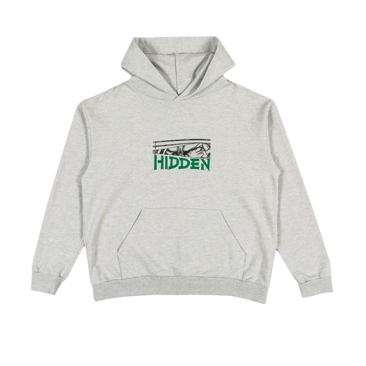 Hidden Blinds Heather Grey Hoodie