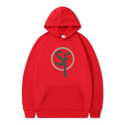 Sally Face Hoodie Classic Logo Brushed Hoody Leisure Sports