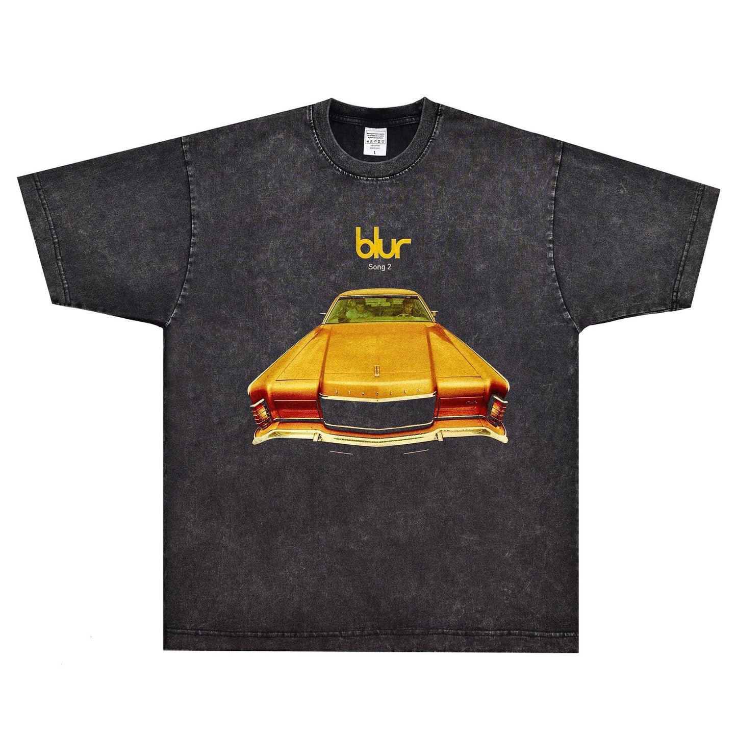 Rock Star T Shirt Blur Song T-shirt Rock Band American Retro Street Loose Trendy Men's Short Sleeve
